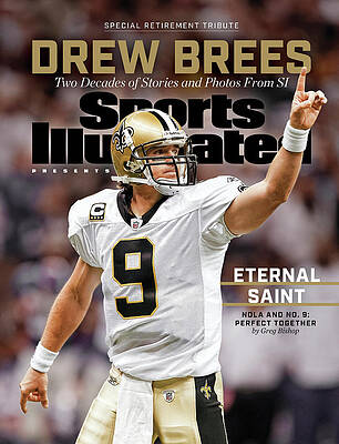 Drew Brees Retirement Commemorative Cover Photograph
