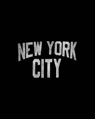 Queen Wall Art featuring the digital art New York City NYC by Flippin Sweet Gear