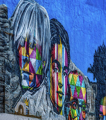 Vibrant Wall Art featuring the photograph New York City Street Art by Marcy Wielfaert