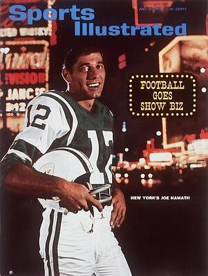 Joe Namath Sports Illustrated Cover Wall Art