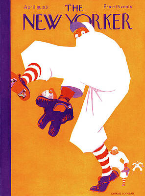 Player Painting - New Yorker April 18th, 1931 by Charles Donelan