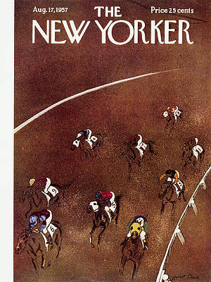 Tracks Wall Art featuring the painting New Yorker August 17 1957 by Garrett Price