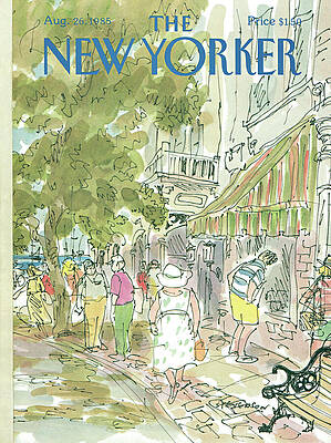 Rural Wall Art featuring the painting New Yorker August 26th, 1985 by James Stevenson