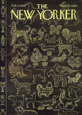 Animal Painting - New Yorker February 12th, 1966 by Anatol Kovarsky