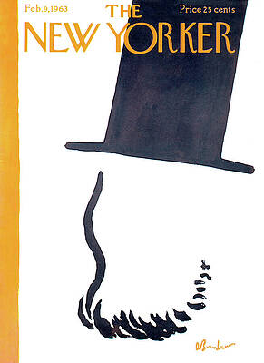 Pipe Wall Art featuring the painting New Yorker February 9th, 1963 by Abe Birnbaum