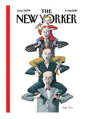 Kathy Osborn Wall Art featuring the painting New Yorker June 19th, 1995 by Kathy Osborn