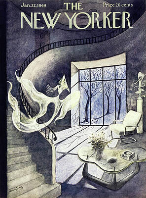 Furniture Painting - New Yorker January 22, 1949 by Mary Petty