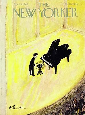 Furniture Painting - New Yorker April 9, 1949 by Abe Birnbaum