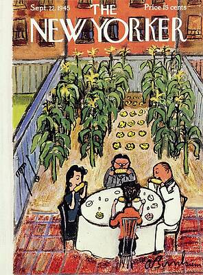 Furniture Painting - New Yorker September 22 1945 by Abe Birnbaum
