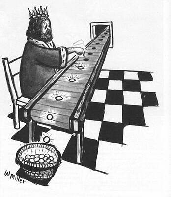 Fairy Tale Drawing - New Yorker March 9, 1963 by Warren Miller