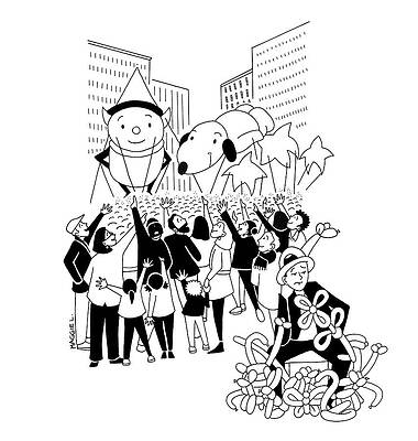 Celebration Drawing - New Yorker November 23, 2022 by Maggie Larson