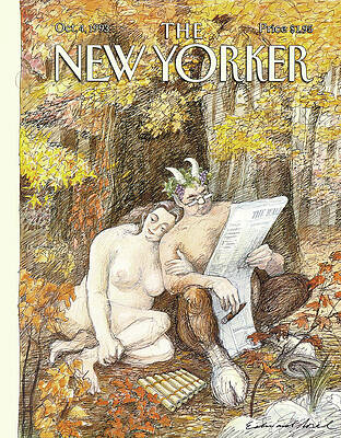 Sex Painting - New Yorker October 4th, 1993 by Edward Sorel