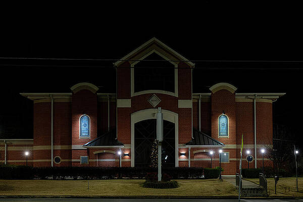 Wall Art featuring the photograph New Zion Missionary Baptist Church by Jeremy Butler
