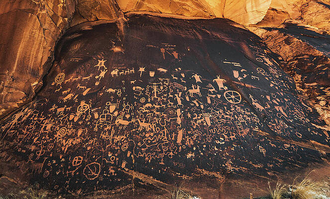 Landscape Photograph - Newspaper Rock, Utah by Abbie Warnock