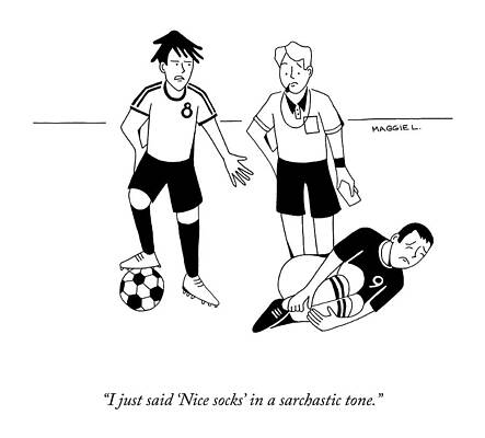 Pain Drawing - Nice Socks by Maggie Larson