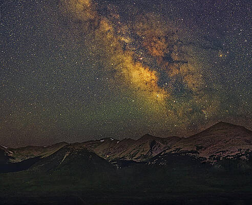 Sky Photograph - Night Fire by Jon Snyder