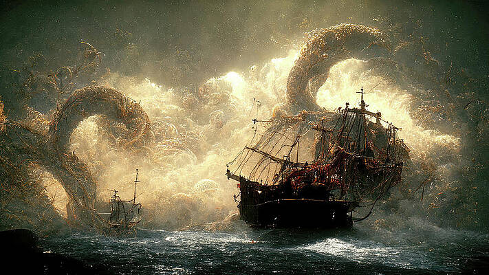 Night Of The Kraken by Ron Weathers