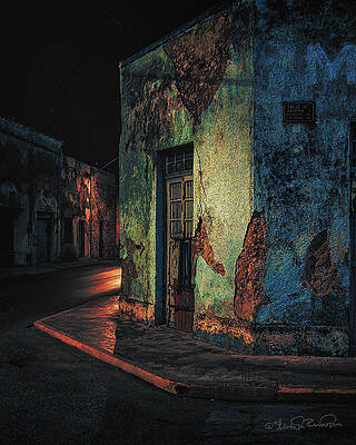 Architecture Photograph - Night Street by Steven Dos Remedios
