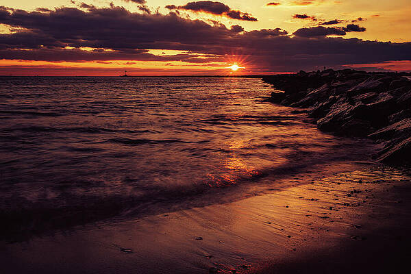 Sky Wall Art featuring the photograph Nightfall In December by Rich Kovach