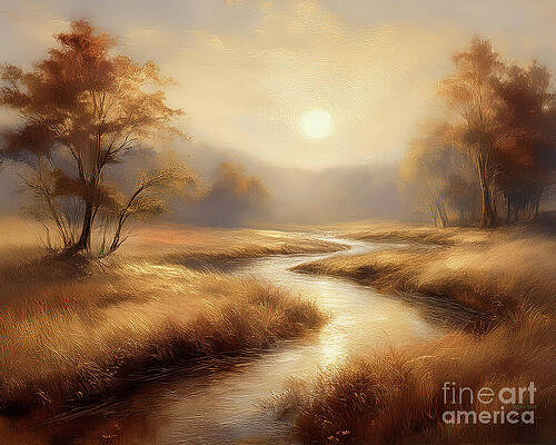 Beautiful Wall Art featuring the ai art Nisqually Tide Pools by Macro Abundance