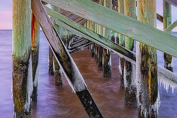 Pier Photograph - NJ Keansburg Pier by Susan Candelario