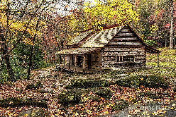 Landscape Wall Art featuring the photograph Noah Ogle House After The Rain by Jimmy Pappas