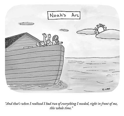 Growth Wall Art featuring the drawing Noah's Arc by Evan Lian