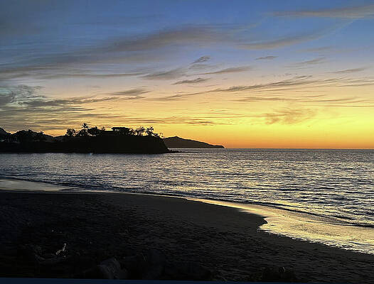Wall Art featuring the photograph Nobody On The Road, Nobody On The Beach by Joe Schofield