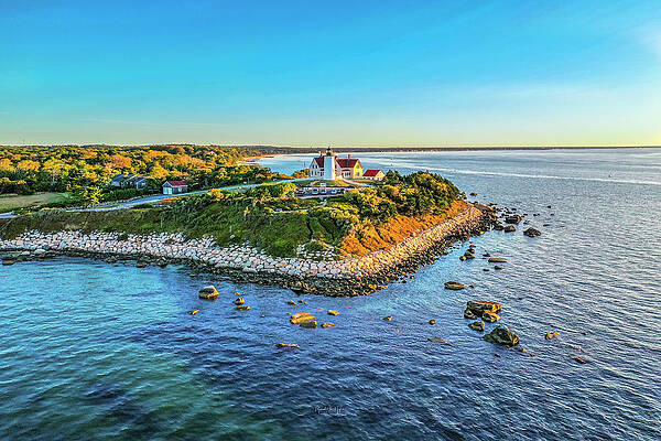 Massachusetts Photograph - Nobska Morning by Veterans Aerial Media LLC