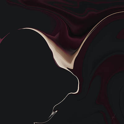 Mysterious Digital Art - Noir by Gina Harrison