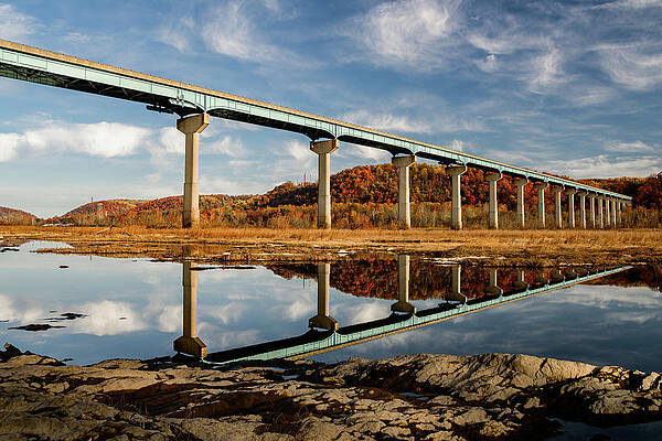 Vibrant Photograph - Norman Wood Bridge #4 by Anthony Hightower