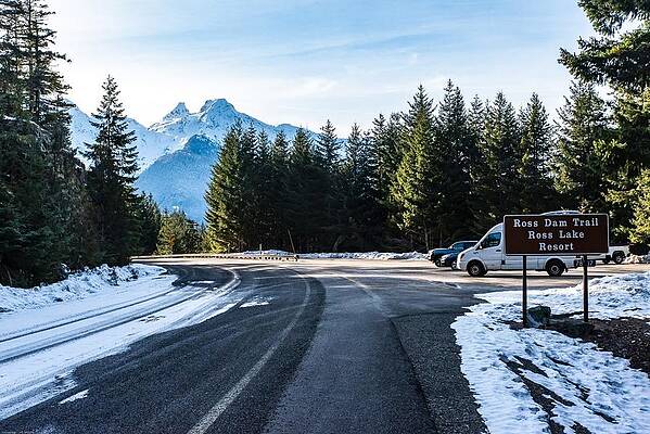 2023 Photograph - North Cascades Highway At Ross Trailhead by Tom Cochran