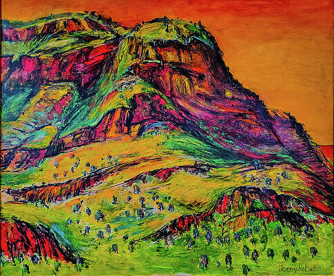 Wall Art featuring the painting North West by Jeremy Holton
