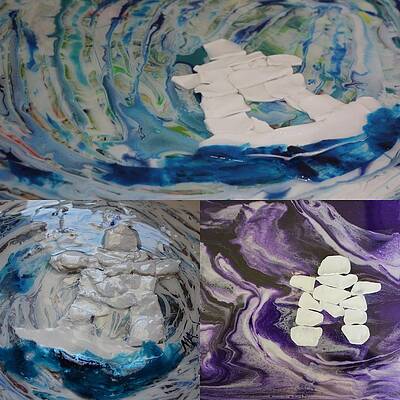 Wall Art featuring the painting Northern Abstraction by Madeleine Arnett