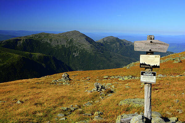 Wilderness Wall Art featuring the photograph Northern Presidential Range From Mount Washington And Entering Gulf Wilderness by Raymond Salani III