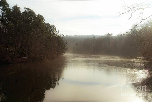 Water Wall Art featuring the photograph Nostalgig Morning Over The Lake by Helo Art