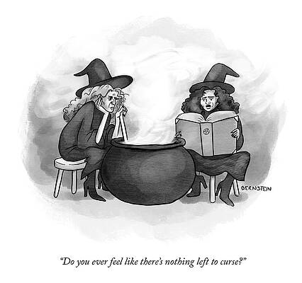 Recipe Drawing - Nothing Left To Curse by Emily Bernstein