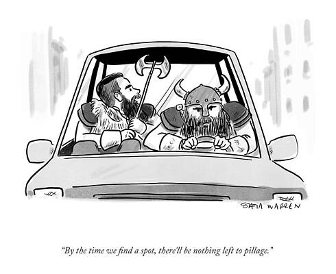 Drive Wall Art featuring the drawing Nothing Left To Pillage by Sofia Warren