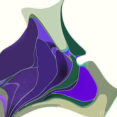 Blossom Digital Art - Nouveau by Gina Harrison