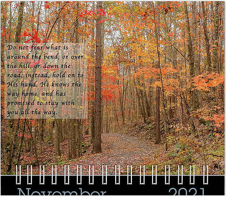 Inspirational Photograph - November 2021 Inspirational Calendar Preview by Joni Eskridge