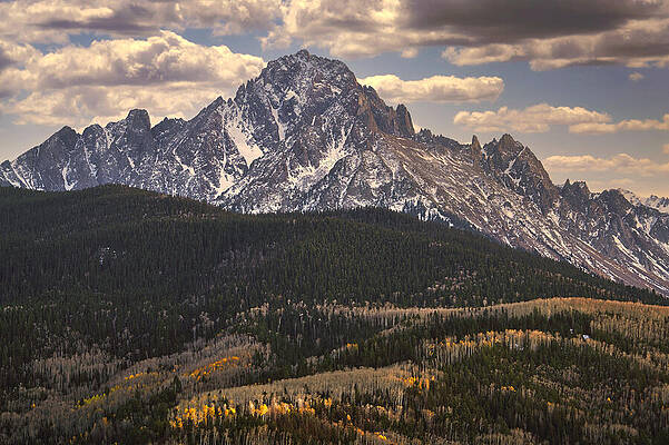 Nature Photograph - November 2023 Mounts Sneffels by Alain Zarinelli