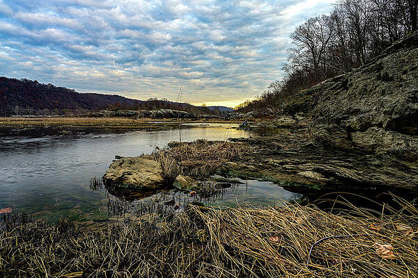 Pennsylvania Photograph - November Evening On The River by Anthony Hightower