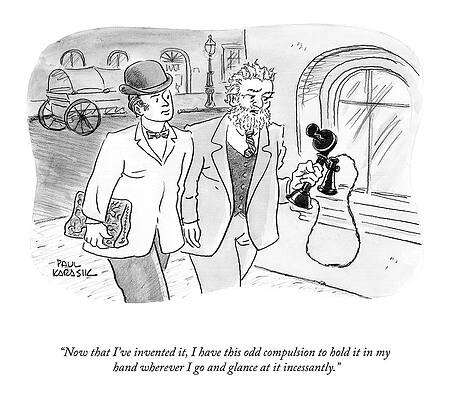 Invention Drawing - Now That I've Invented It by Paul Karasik