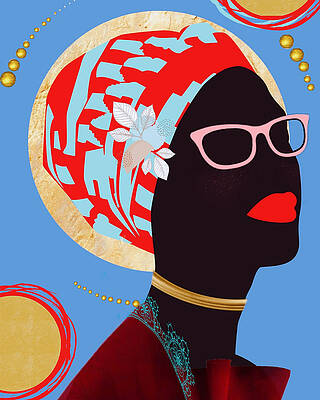 Mixed Media - Nuha by Canessa Thomas