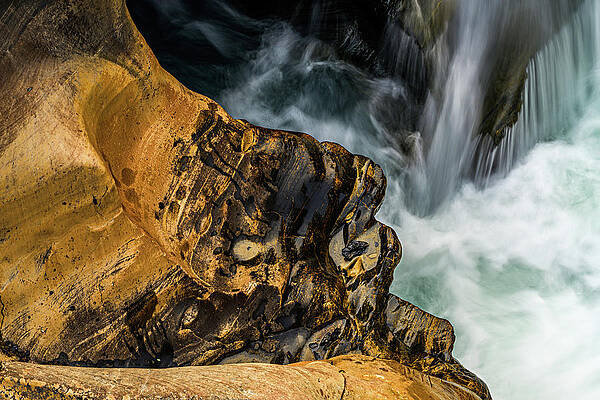Nature Photograph - Numa Falls Closeup 2 by Ursula Abresch
