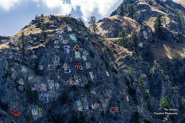September Photograph - Numeral Mountain In Entiat by Tom Cochran