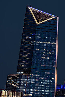 Wall Art featuring the photograph NYC Hudson Yards Skyscraper Details by Susan Candelario