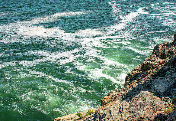 Maine Photograph - Ocean Colors by Veterans Aerial Media LLC