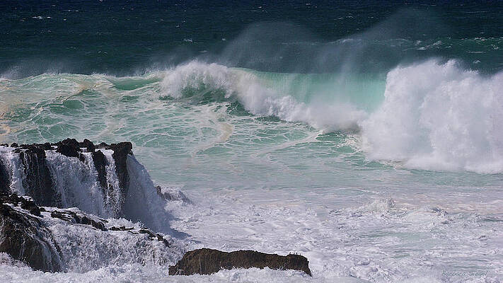 Ocean Wall Art featuring the photograph Ocean Mist by Barbara Siegel