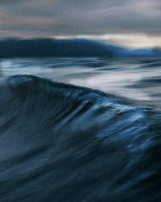 Water Photograph - Ocean Movement Abstract by Printed View